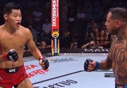 UFC279：李景亮跨级挑战罗德里格兹 三回合打满被判负_比赛_对手_进攻